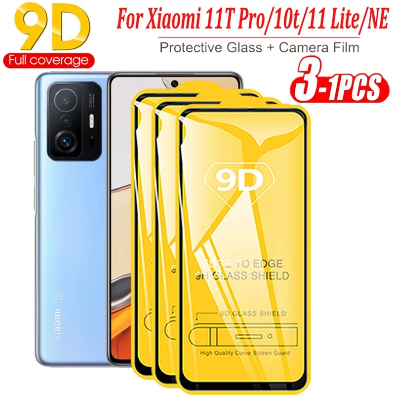 

9D Tempered Glass For Xiaomi 11T Pro 11 Lite 5G NE 13 12 12T 10T 9T 8 9 Poco F3 GT F4 X3 NFC M3 M4 M5 X4 X5 Pro Screen Protector