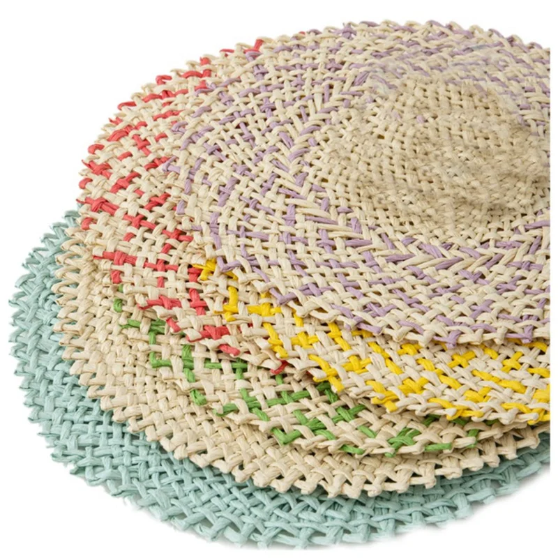 Handmade Paper Woven Round Place Mats Paper Fiber Table Placemats Hollow Decorative Placemat Dining Placemats Decor
Handmade Paper Woven Round Place Mats Paper Fiber Table Placemats Hollow Decorative Placemat Dining Placemats Decor