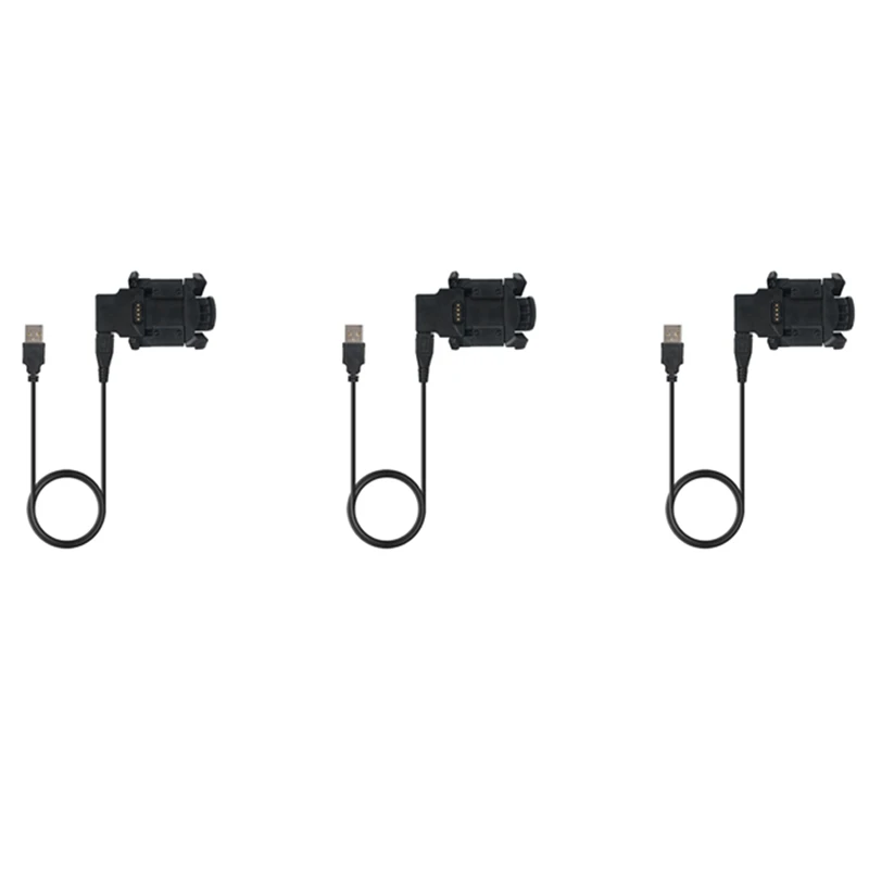 

3X USB Fast Charging Cable Charger Dock Data Sync For Garmin Fenix 3 HR Quatix 3 Watch Smart