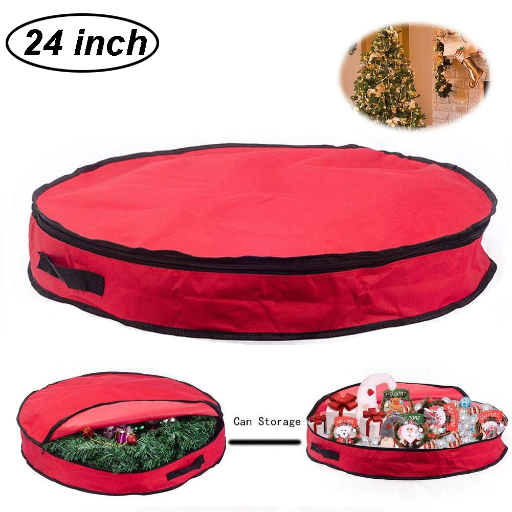 1set 24 Inch Christmas Wreath Storage Bag,Durable 600D Oxford Heavy Duty Xmas Wreath Container With Handles For Holiday Wreath
1set 24 Inch Christmas Wreath Storage Bag,Durable 600D Oxford Heavy Duty Xmas Wreath Container With Handles For Holiday Wreath