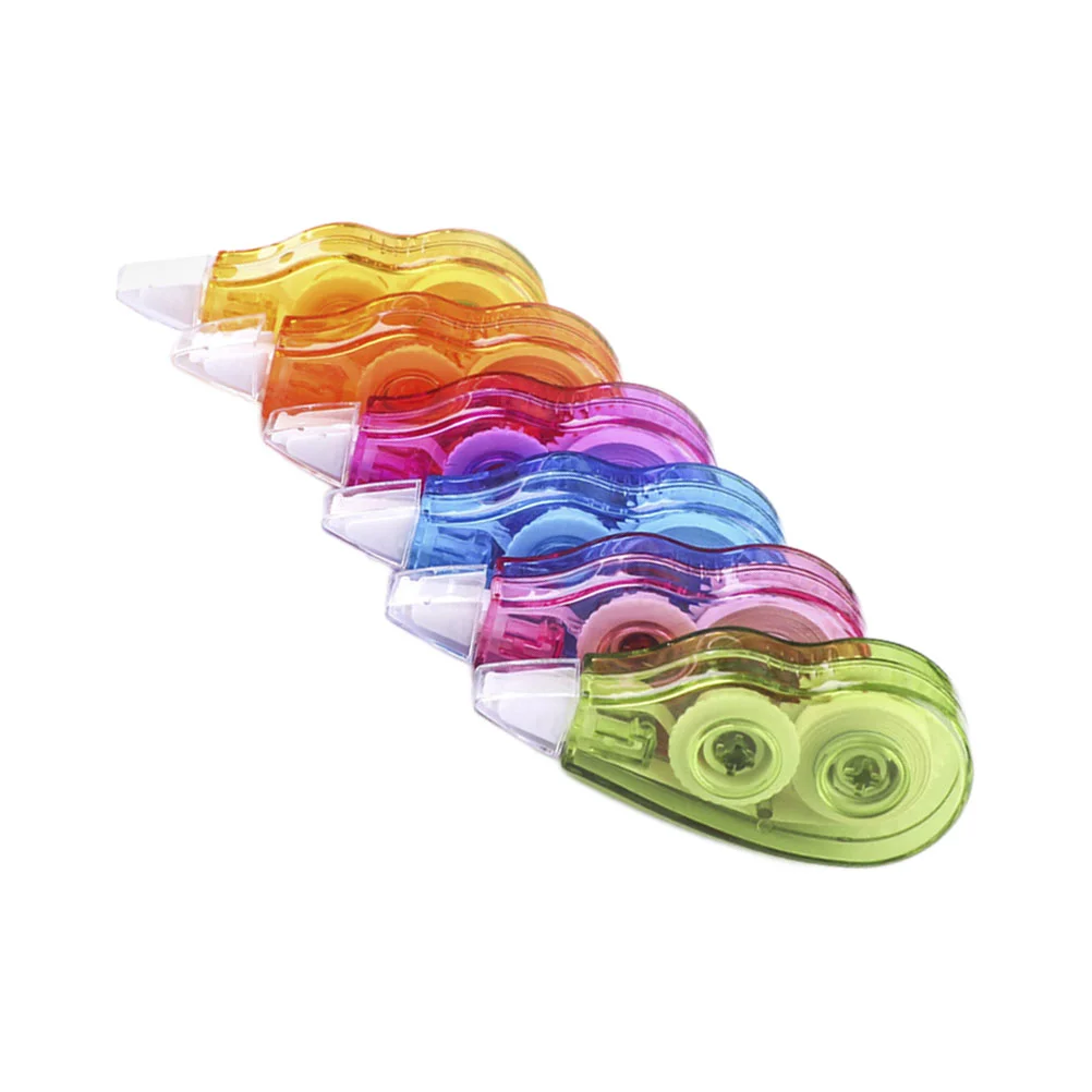 6 Pcs Correction Tape White Kids Stationery Ink Portable Corrected Children Accessory Pp Out Convenient Tapes
6 Pcs Correction Tape White Kids Stationery Ink Portable Corrected Children Accessory Pp Out Convenient Tapes