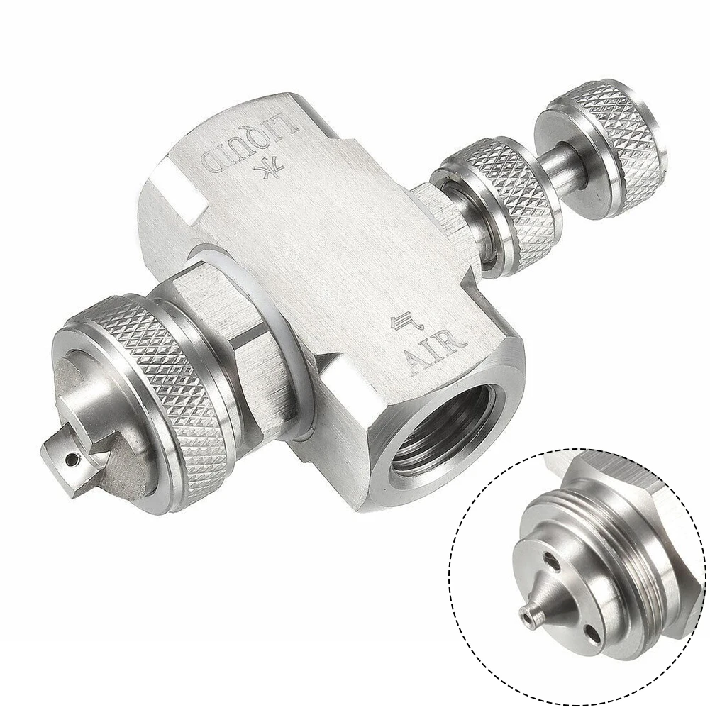 1pc Air Atomizing Nozzle 1/4BSPT Siphon Misting Low Pressure Mix Type Spray Tip Nozzles 304 Stainless Steel 72x40x22mm
1pc Air Atomizing Nozzle 1/4BSPT Siphon Misting Low Pressure Mix Type Spray Tip Nozzles 304 Stainless Steel 72x40x22mm