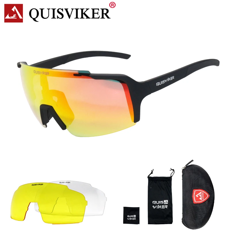QUISVIKER 3 Lens Set Polarized Cycling Sports Glasses Men Women Outdoor UV400 Sunglasses Fishing Glasses MTB Road Bike Goggles
QUISVIKER 3 Lens Set Polarized Cycling Sports Glasses Men Women Outdoor UV400 Sunglasses Fishing Glasses MTB Road Bike Goggles