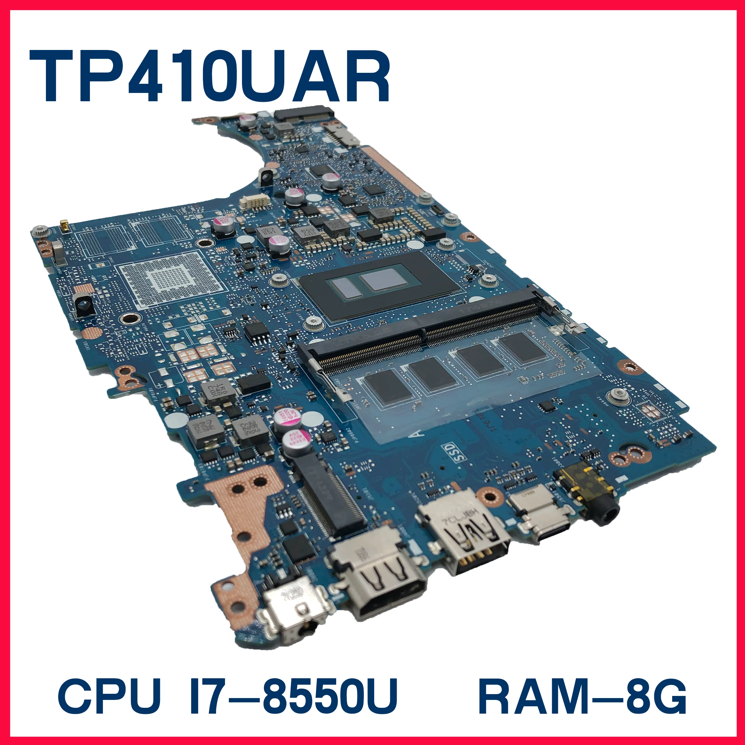 Материнская плата Dinzi TP410UA для ноутбука ASUS VivoBook Flip 14 tp410останок TP410UF TP410UR материнская плата W/ I7-8550U 8G ОЗУ 100% рабочий
Материнская плата Dinzi TP410UA для ноутбука ASUS VivoBook Flip 14 tp410останок TP410UF TP410UR материнская плата W/ I7-8550U 8G ОЗУ 100% рабочий