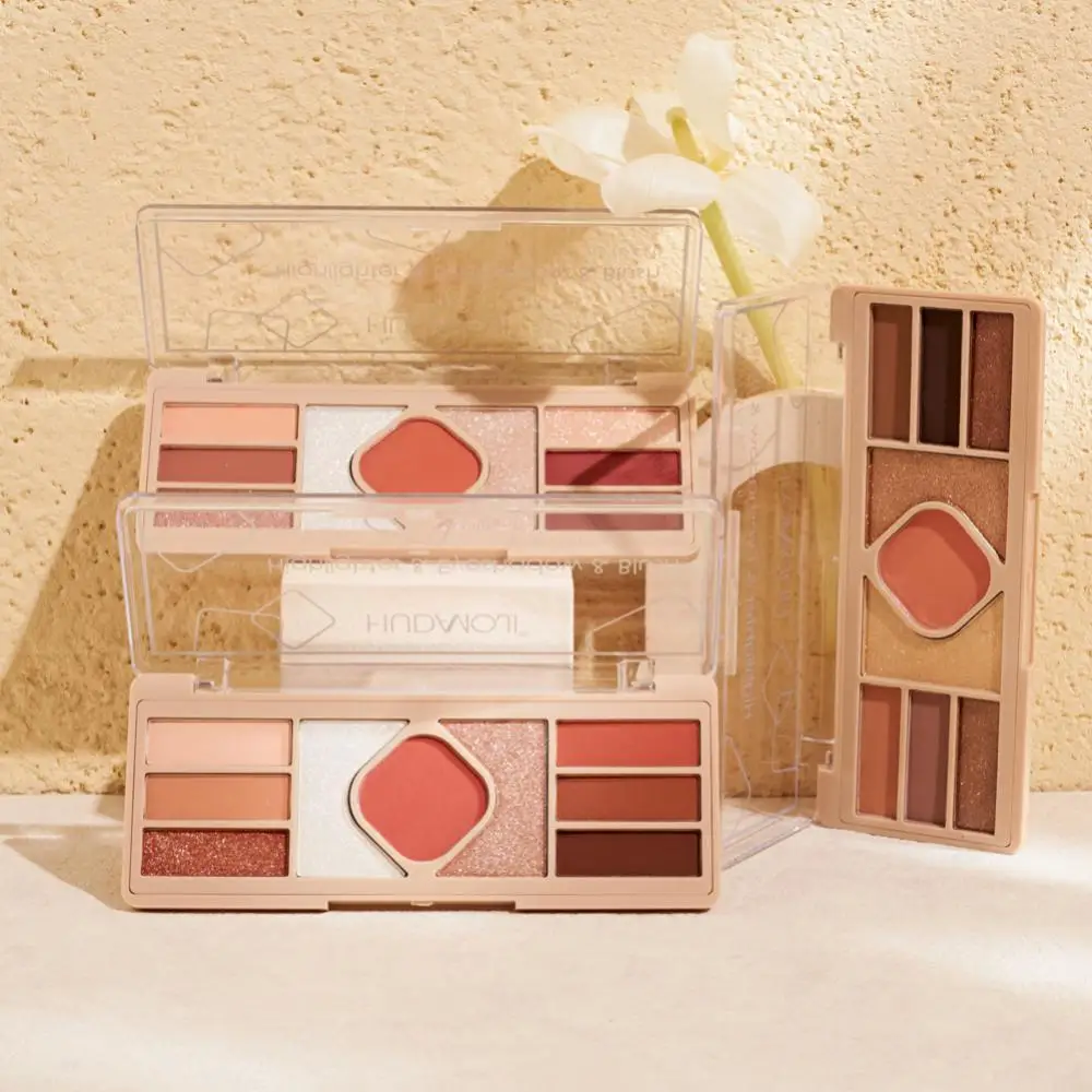 9 Color Makeup Palette Earth Color Eyeshadow Brighten Highlight Pink Blush Repair Volume Multi-function Palette Makeup Cosmetic
9 Color Makeup Palette Earth Color Eyeshadow Brighten Highlight Pink Blush Repair Volume Multi-function Palette Makeup Cosmetic