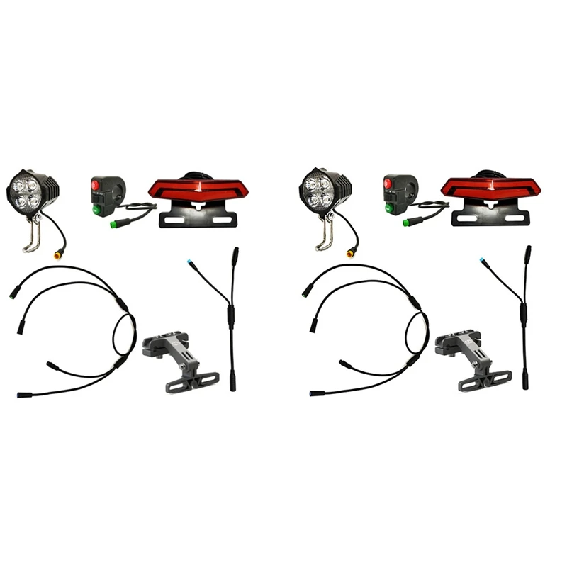 Водонепроницаемый комплект для электронного велосипеда, задний и Передний фонарь
Водонепроницаемый комплект для электронного велосипеда, задний и Передний фонарь