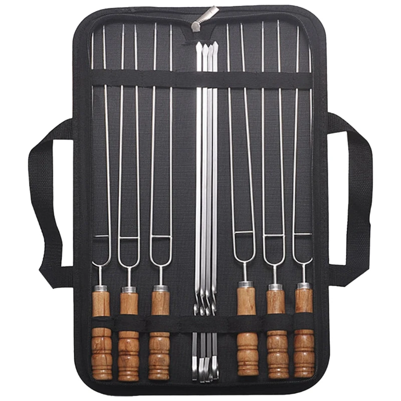 10 PCS/Set Outdoor Camping BBQ Tools Storage Bag Kit Wire BBQ Skewers Stainless Steel
10 PCS/Set Outdoor Camping BBQ Tools Storage Bag Kit Wire BBQ Skewers Stainless Steel