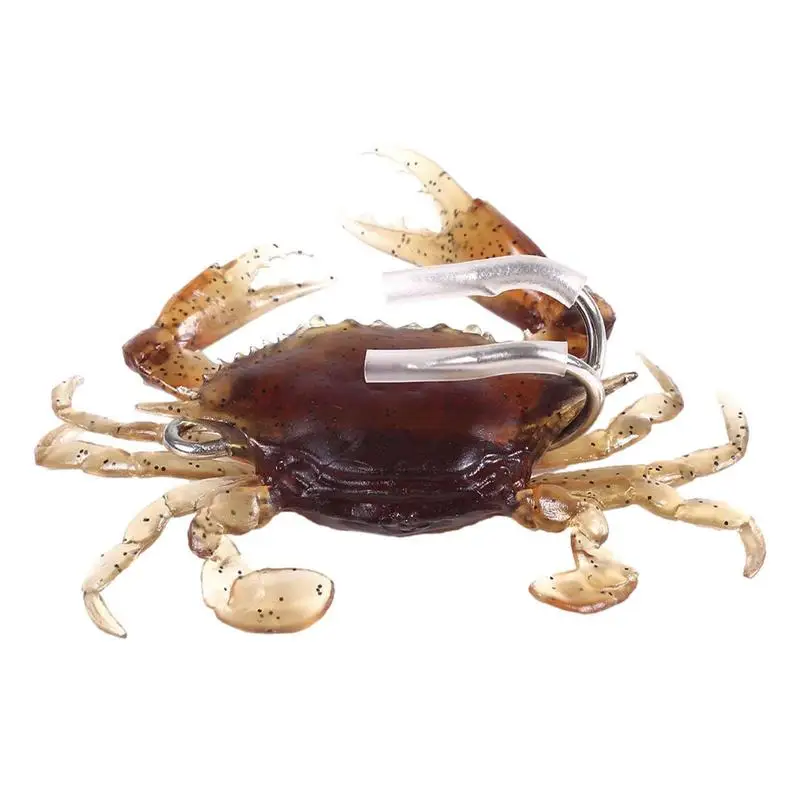 Soft Fishing Lures Artificial Simulation Crab With Pointed Hook Good Water Sinking Fishing Tackle Anti-Hung Design Realistic
Soft Fishing Lures Artificial Simulation Crab With Pointed Hook Good Water Sinking Fishing Tackle Anti-Hung Design Realistic