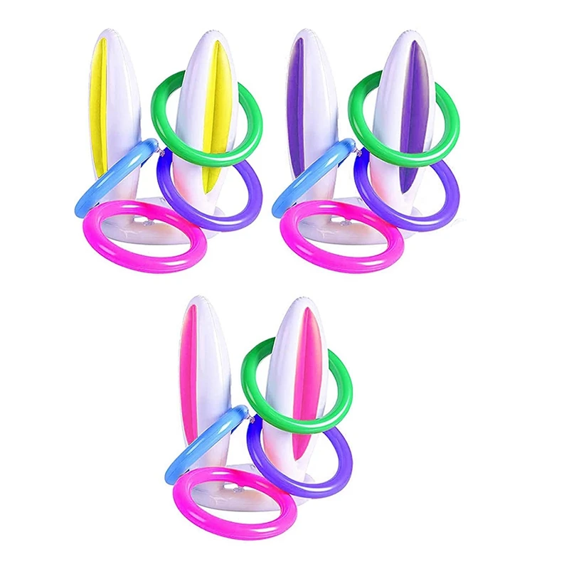 Easter Inflatable Bunny Ring Toss Game,Easter Rabbit Ears Ring Toss Party Games Inflatable Toys Gift
Easter Inflatable Bunny Ring Toss Game,Easter Rabbit Ears Ring Toss Party Games Inflatable Toys Gift