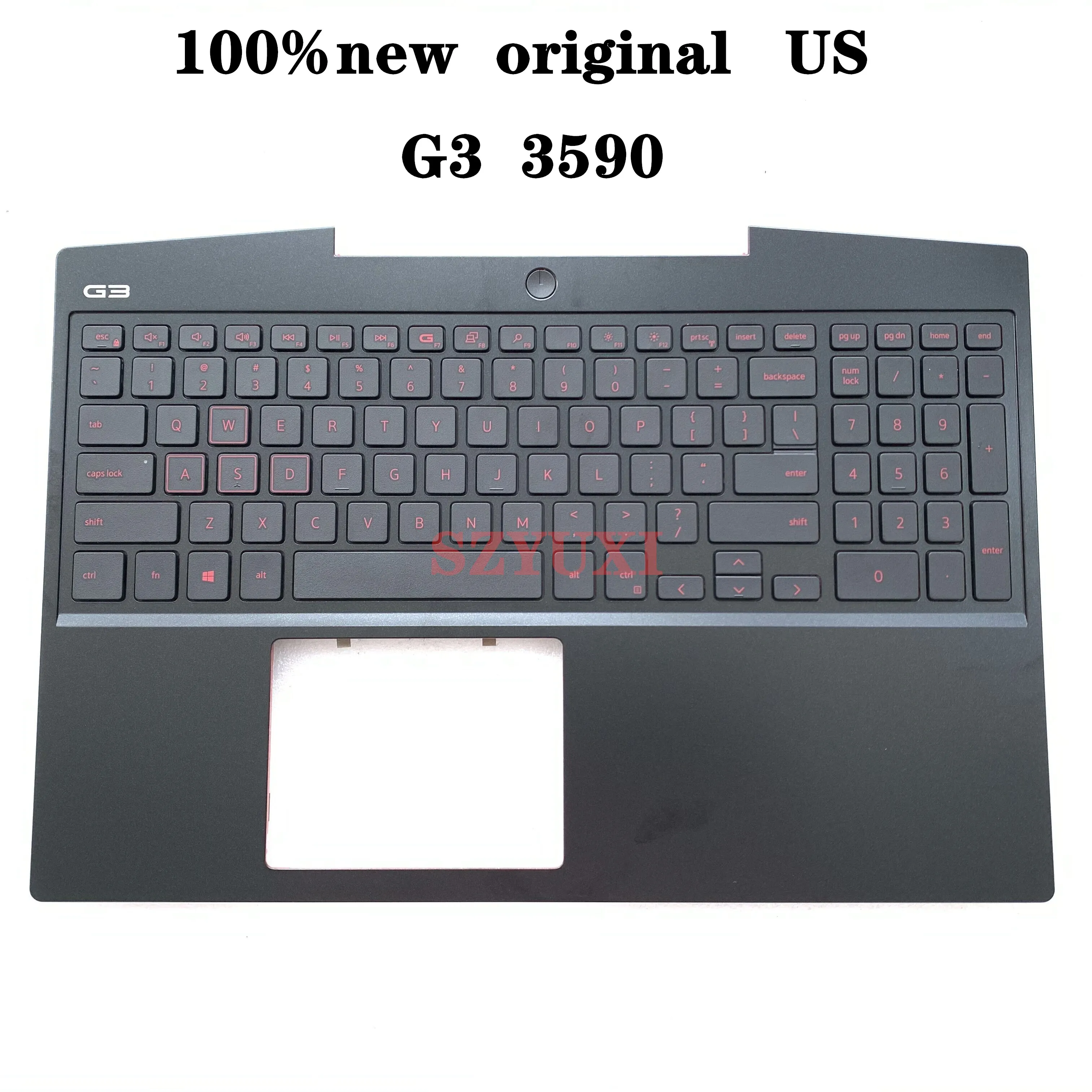 100%NEW US For Dell G3 3590 Palmrest Keyboard Assembly non-backlight 8WVW8 08WVW8 YJF9Y
100%NEW US For Dell G3 3590 Palmrest Keyboard Assembly non-backlight 8WVW8 08WVW8 YJF9Y