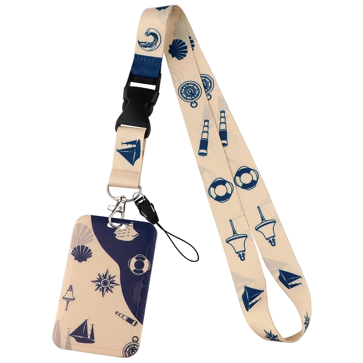 Lanyard Keychain Sailing Ship ID Credit Card Cover Pass Mobile Phone Neck Straps Badge Holder Key Holder Accessories
Lanyard Keychain Sailing Ship ID Credit Card Cover Pass Mobile Phone Neck Straps Badge Holder Key Holder Accessories
