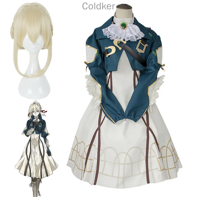 Anime Violet Evergarden Cosplay Costume Princess Maid Dress Halloween clothing Prom Skirt For Woman
Anime Violet Evergarden Cosplay Costume Princess Maid Dress Halloween clothing Prom Skirt For Woman