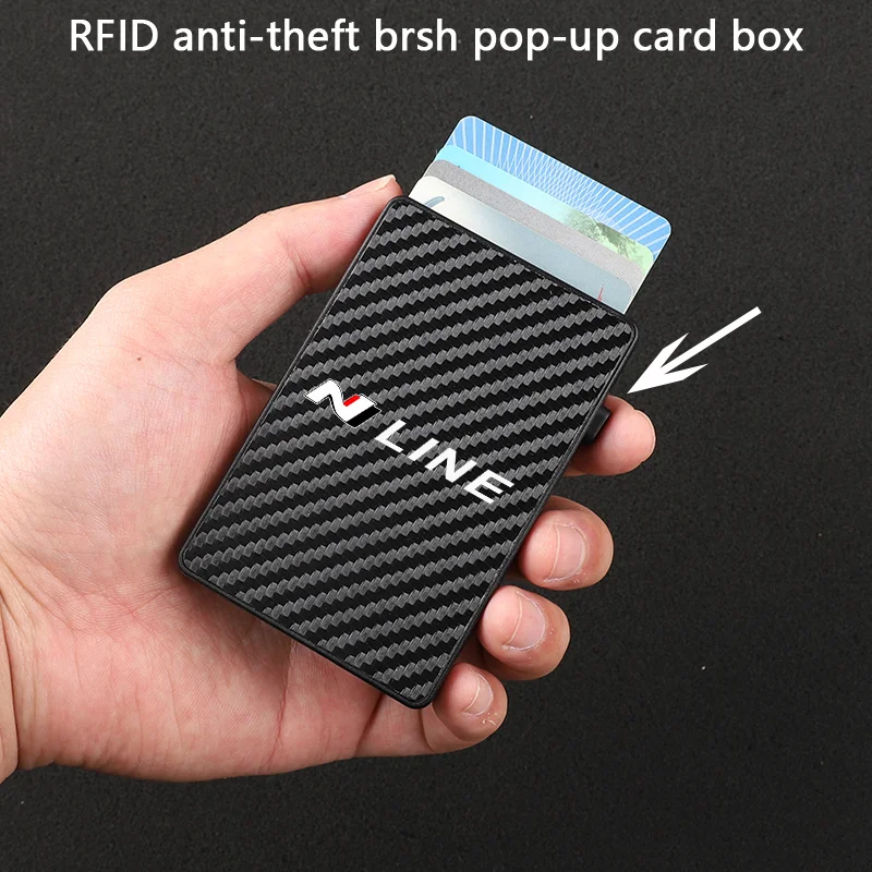 RFID-защита от кражи из углеродного волокна, Роскошный телефон, кредитный смарт-кошелек для Hyundai N nline tucson kona sonata veloster
RFID-защита от кражи из углеродного волокна, Роскошный телефон, кредитный смарт-кошелек для Hyundai N nline tucson kona sonata veloster
