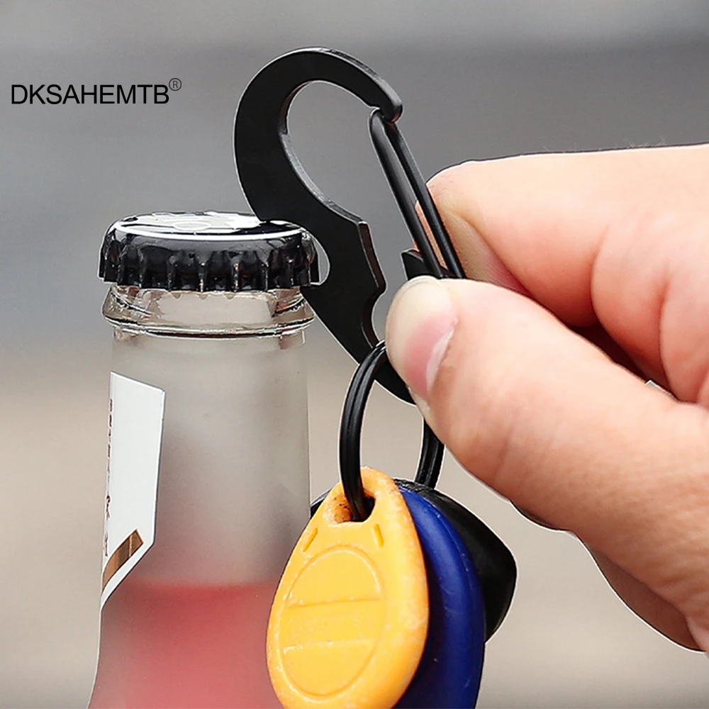 2-in-1 Carabiner and Bottle Opener Stainless Steel Spring Snap Hook for Hiking Keychain with Ring for Outdoor Multifunctional MJ
2-in-1 Carabiner and Bottle Opener Stainless Steel Spring Snap Hook for Hiking Keychain with Ring for Outdoor Multifunctional MJ