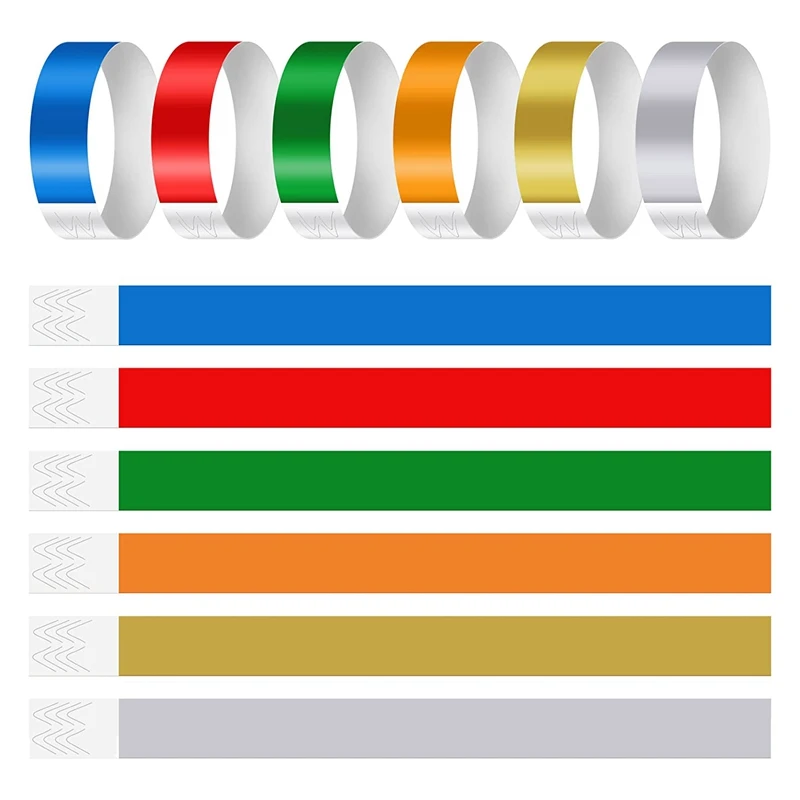 600 PCS Neon Colored Wristbands For Events, Synthetic Paper Waterproof Lightweight Activity Identification Wristbands
600 PCS Neon Colored Wristbands For Events, Synthetic Paper Waterproof Lightweight Activity Identification Wristbands