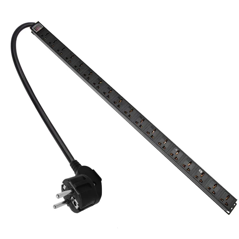18 AC Output Universal Socket Power Distribution Unit UK Type for Rackmount Server Rack PDU 13A 3500W
18 AC Output Universal Socket Power Distribution Unit UK Type for Rackmount Server Rack PDU 13A 3500W