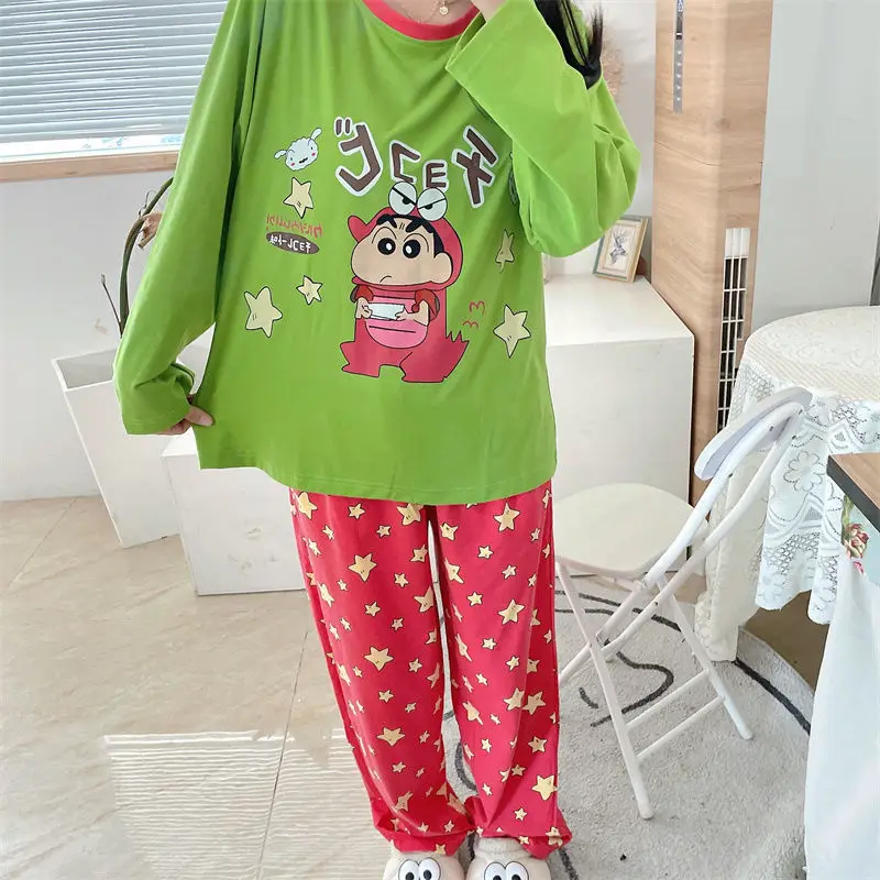 Anime Crayon Shin-Chans Children's Pajamas Creative Cartoon Home Dress Set Cute Long Sleeve Kawaii Birthday Gift
Anime Crayon Shin-Chans Children's Pajamas Creative Cartoon Home Dress Set Cute Long Sleeve Kawaii Birthday Gift