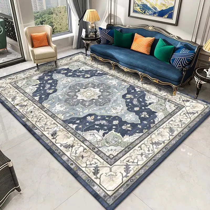 Retro Persian Living Room Carpet Decoration Bedroom 100x160 Bedside Large Area Rugs Washable Non-slip Hallway Flannel Mats Soft
Retro Persian Living Room Carpet Decoration Bedroom 100x160 Bedside Large Area Rugs Washable Non-slip Hallway Flannel Mats Soft