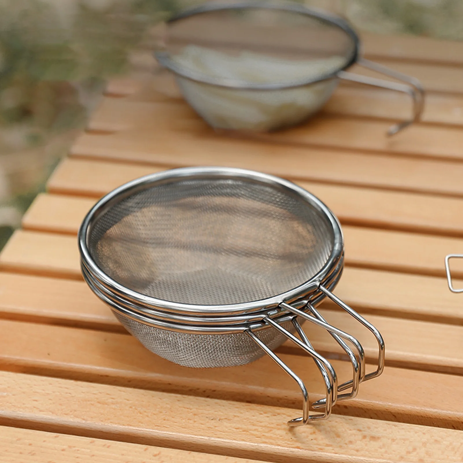 Stainless Steel Wire Fine Mesh Oil Strainer Skimmer Spoon Flour Colander Sieve Sifter Pastry Baking Tools Kitchen Accessories
Stainless Steel Wire Fine Mesh Oil Strainer Skimmer Spoon Flour Colander Sieve Sifter Pastry Baking Tools Kitchen Accessories