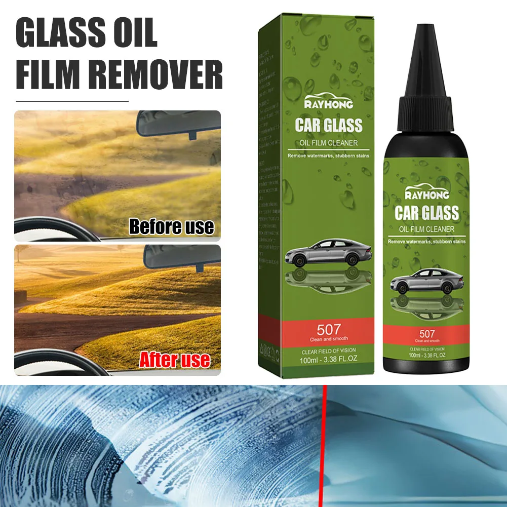 100ml Car Glass Oil Film Remover Windshield Polishing Compound Water Stain Remover Waterproof Rainproof Anti-fog Glass Cleaner
100ml Car Glass Oil Film Remover Windshield Polishing Compound Water Stain Remover Waterproof Rainproof Anti-fog Glass Cleaner