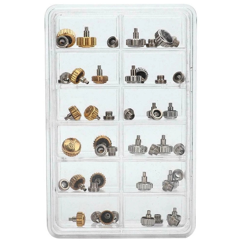 40PCS Watch Crowns Watch Waterproof Replacement Assorted Repair Tools With Box
40PCS Watch Crowns Watch Waterproof Replacement Assorted Repair Tools With Box