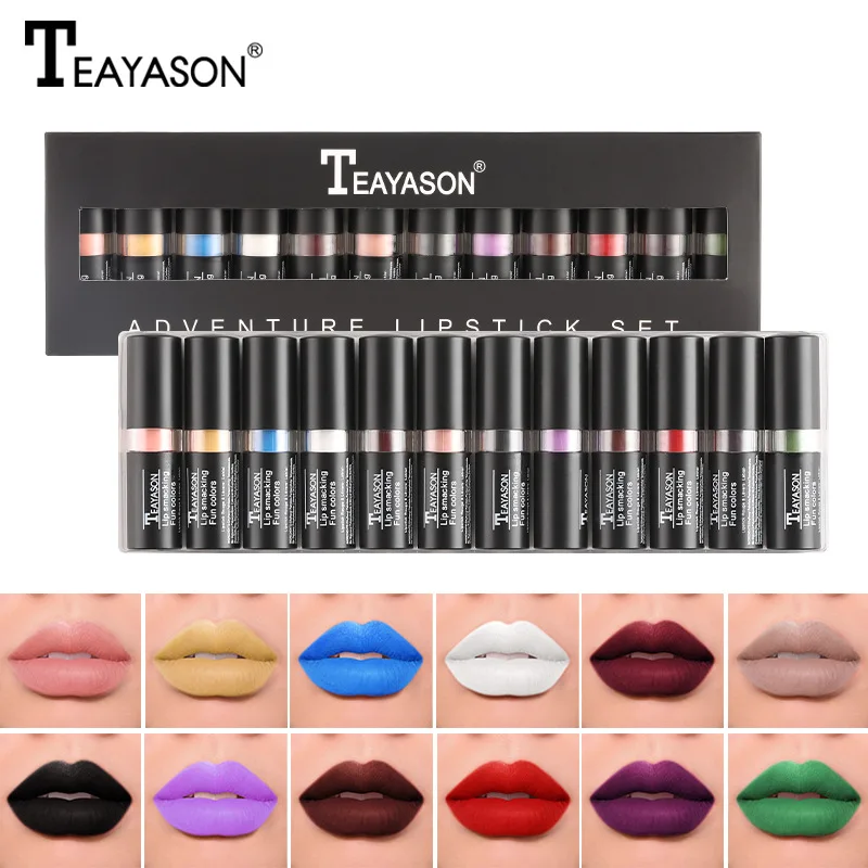 Halloween Bold Lipstick Cosplay Vampire Mouth Lipstick Makeup Set Black Lipstick Purple Grape Purple Creativity Lipstick Set
Halloween Bold Lipstick Cosplay Vampire Mouth Lipstick Makeup Set Black Lipstick Purple Grape Purple Creativity Lipstick Set