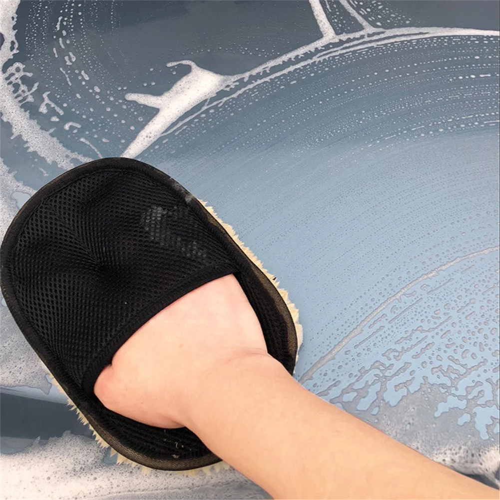 Gloves Car Cleaning Cleaning Tool Black Plush Sponge 100% Brand New 23*18cm Auto Repair High Density High Quality
Gloves Car Cleaning Cleaning Tool Black Plush Sponge 100% Brand New 23*18cm Auto Repair High Density High Quality