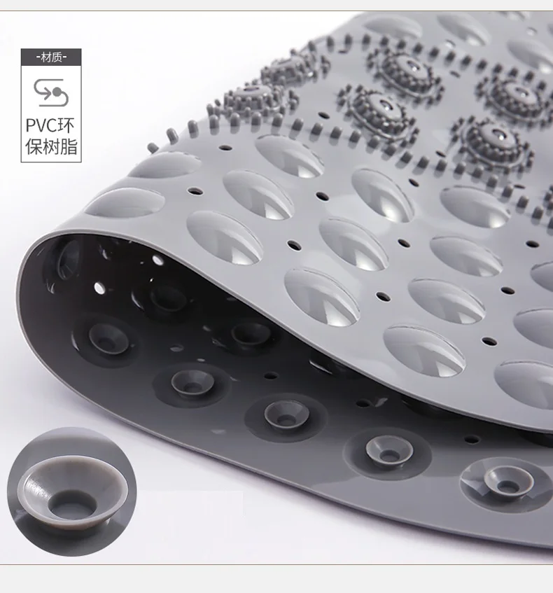 1PC PVC Anti-skid Bath Mats Rectangle Soft Shower Bathroom Massage Mat Suction Cup Non-slip Bathtub Carpet Large Size
1PC PVC Anti-skid Bath Mats Rectangle Soft Shower Bathroom Massage Mat Suction Cup Non-slip Bathtub Carpet Large Size