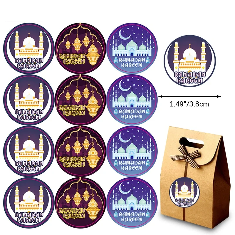 60/120pcs Eid Mubarak Sticker Packaging Sealing Stickers Candy Bag Gift Box Sticker Ramadan Decor Islamic Muslim Party Supplies
60/120pcs Eid Mubarak Sticker Packaging Sealing Stickers Candy Bag Gift Box Sticker Ramadan Decor Islamic Muslim Party Supplies