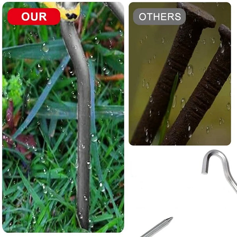 4Pcs Outdoor Camping Awning Tent Clips Clasp With 14Pcs Tent Pegs, 18Cm Metal Tent Hooks Pegs Pegs
4Pcs Outdoor Camping Awning Tent Clips Clasp With 14Pcs Tent Pegs, 18Cm Metal Tent Hooks Pegs Pegs