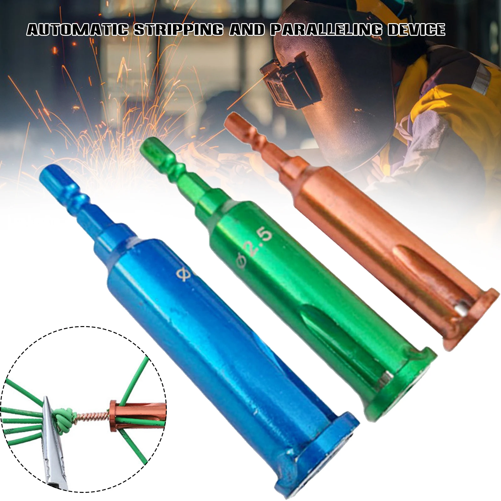 Wire Twisting Tool Electrical Twist Wire Tool Easy Operate Power Tool Accessorie Stripping Wire Cable Tools J2Y
Wire Twisting Tool Electrical Twist Wire Tool Easy Operate Power Tool Accessorie Stripping Wire Cable Tools J2Y
