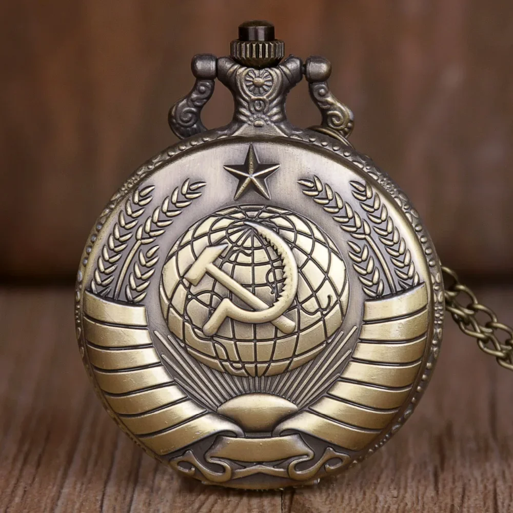 Soviet Retro Clock Badges Hammer Sickle Icon Men's Pocket Watch Male Quartz Watches USSR Vintage Pendant with Chain Gift man tga
Soviet Retro Clock Badges Hammer Sickle Icon Men's Pocket Watch Male Quartz Watches USSR Vintage Pendant with Chain Gift man tga