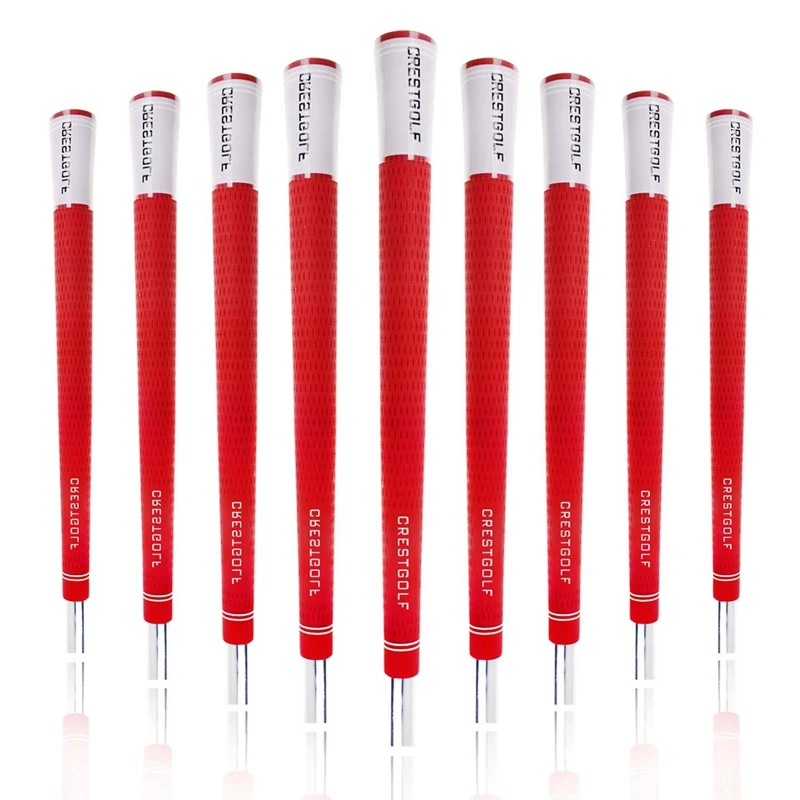 CRESTGOLF 9Pcs Golf Grip Set Soft Non-Slip Golf Club Cover Putter Rubber Grip 26.5Cm Length Suitable For Different People
CRESTGOLF 9Pcs Golf Grip Set Soft Non-Slip Golf Club Cover Putter Rubber Grip 26.5Cm Length Suitable For Different People