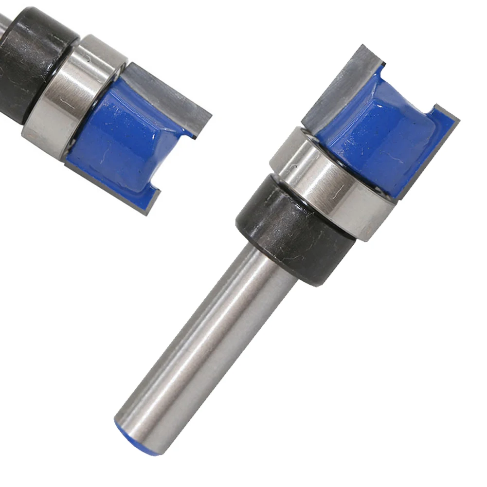 1pc Router Bit Two Flute Carbide Cutters With Enclosed Ball Bearing 1/4 Shank Woodworking Straight Flute Trim Pattern
1pc Router Bit Two Flute Carbide Cutters With Enclosed Ball Bearing 1/4 Shank Woodworking Straight Flute Trim Pattern