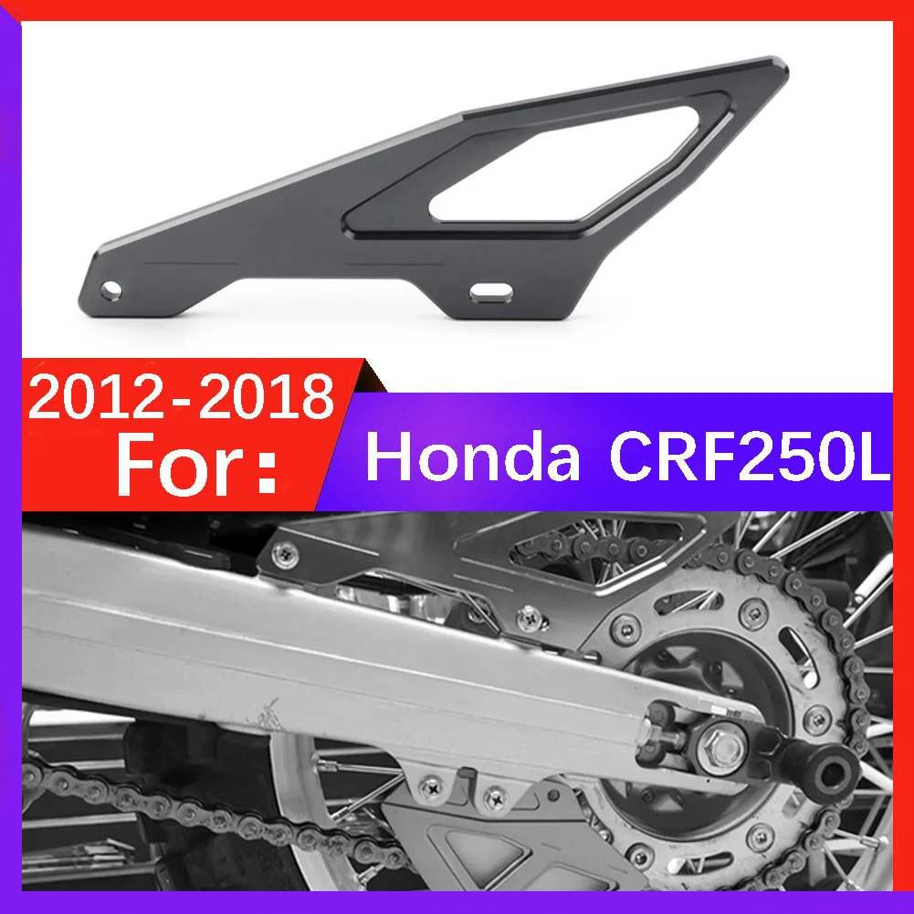 

CRF250L защитная крышка цепи мотоцикла для Honda CRF 250L 2012 2013 2014 2015 2016 2017 2018 Черный ЧПУ алюминий