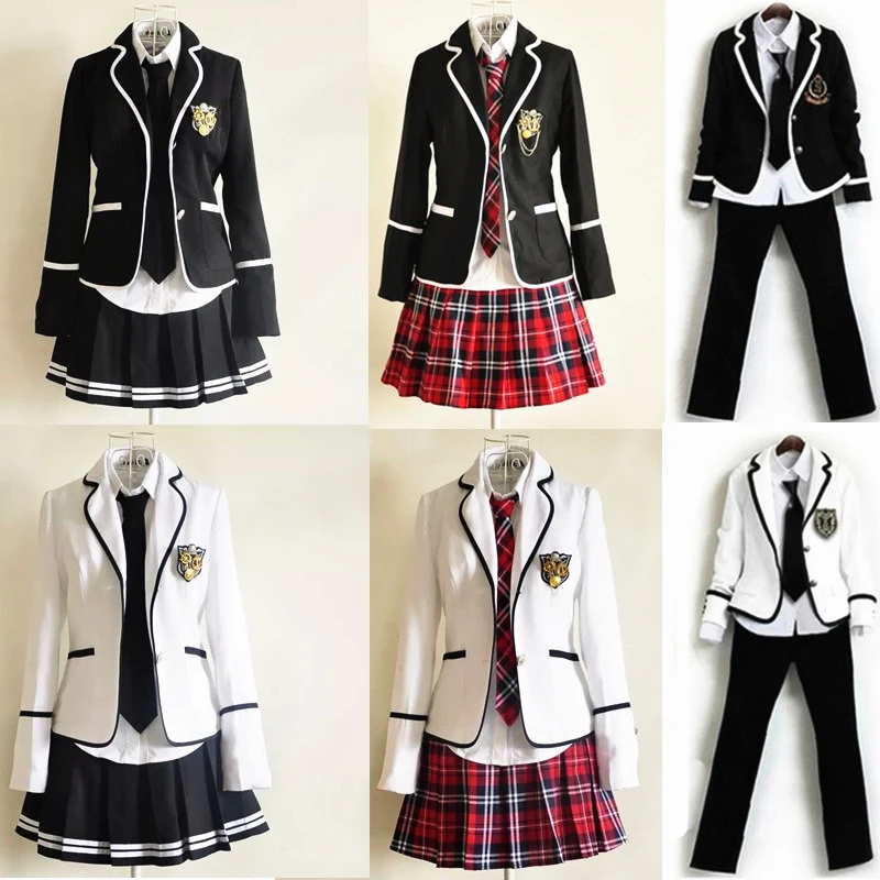 Girls Long Sleeve Chorus School Uniform Junior High School Boys and Students Students Japan and South Korea JK Uniform 
Girls Long Sleeve Chorus School Uniform Junior High School Boys and Students Students Japan and South Korea JK Uniform