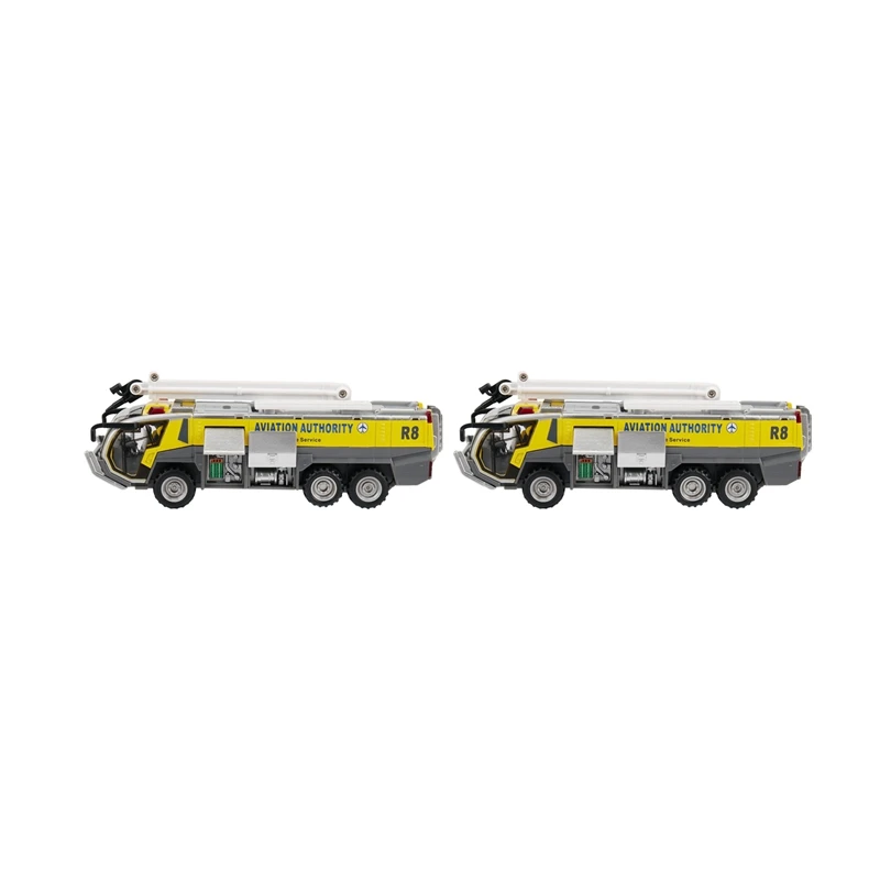 2X 1:32 Airport Fire Truck Fire Engine Electric Die-Cast Engineering Vehicles Car Model Toy Yellow
2X 1:32 Airport Fire Truck Fire Engine Electric Die-Cast Engineering Vehicles Car Model Toy Yellow