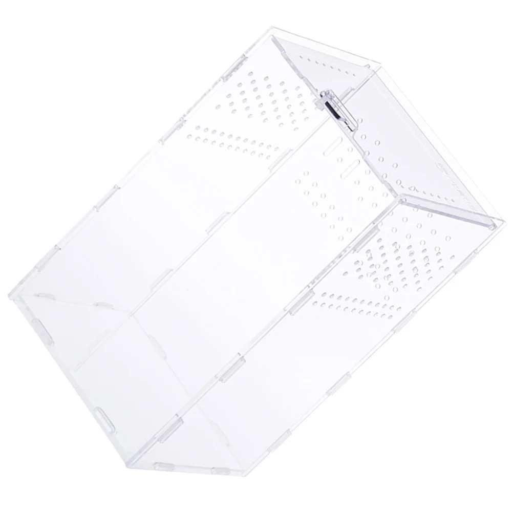 Pet Transparent Feeding Box Micro Terrariums Reptile Containers Bins Animal Detachable Breeders Decor Spider Storage Bivarium
Pet Transparent Feeding Box Micro Terrariums Reptile Containers Bins Animal Detachable Breeders Decor Spider Storage Bivarium