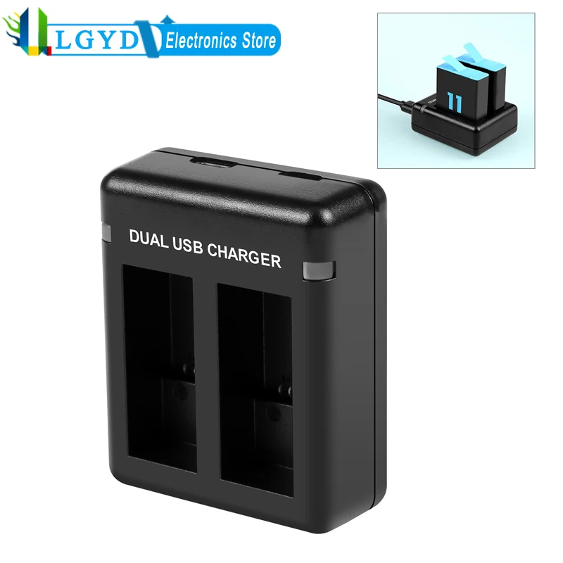 20 PCS PULUZ USB Dual AHDBT-901 Battery Charger For GoPro Hero11 HERO10 HERO9 Black Cameras Accessory with Prevent Overcharging
20 PCS PULUZ USB Dual AHDBT-901 Battery Charger For GoPro Hero11 HERO10 HERO9 Black Cameras Accessory with Prevent Overcharging