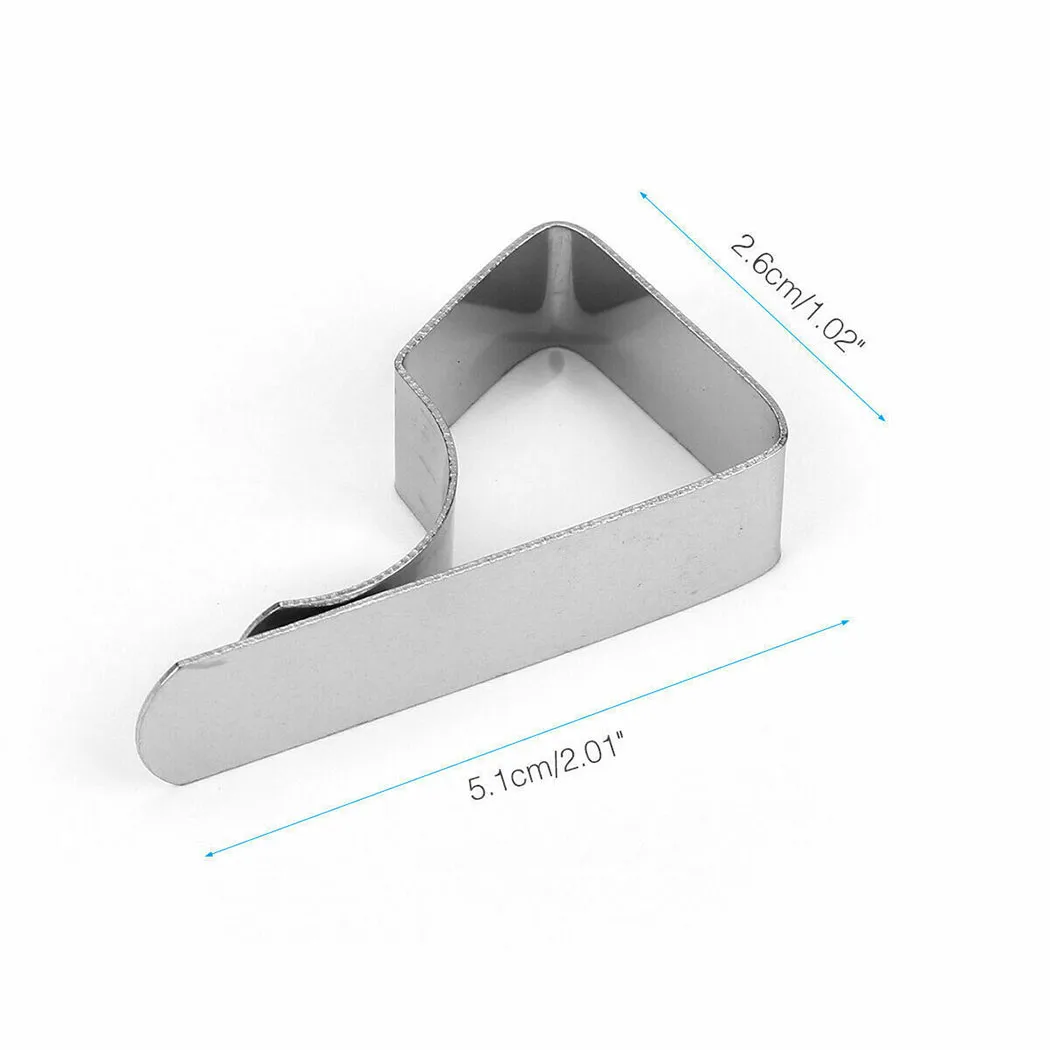 8Pcs Stainless Steel Tablecloth Clamps Table Cloth Clips Holder Clip For Party Wedding Table Cover Clamps Decorative
8Pcs Stainless Steel Tablecloth Clamps Table Cloth Clips Holder Clip For Party Wedding Table Cover Clamps Decorative