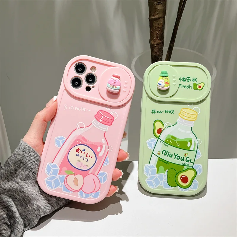 Fashion Avocado Peach Soda Sliding Window Phone Case Cover for IPhone 14 Plus 11 12 13 14 Pro X XR XS Max Case for IPhone 14
Fashion Avocado Peach Soda Sliding Window Phone Case Cover for IPhone 14 Plus 11 12 13 14 Pro X XR XS Max Case for IPhone 14