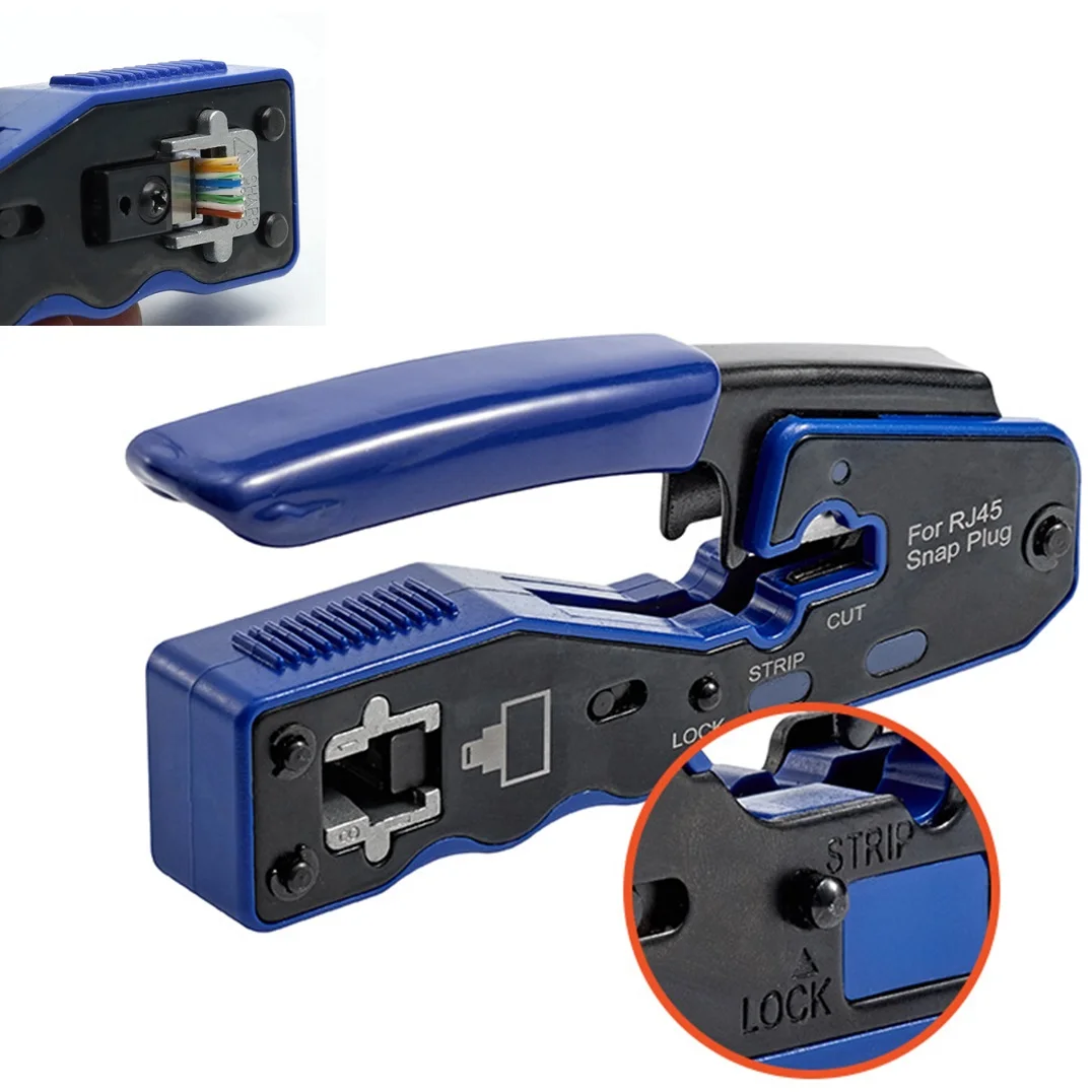 RJ45 Tool Network Crimper Crimping Tools Stripper Cuting Ethernet Cable Fit RJ45 Cat6 Cat5e Cat5 STP Plugs RJ45 Connector New
RJ45 Tool Network Crimper Crimping Tools Stripper Cuting Ethernet Cable Fit RJ45 Cat6 Cat5e Cat5 STP Plugs RJ45 Connector New
