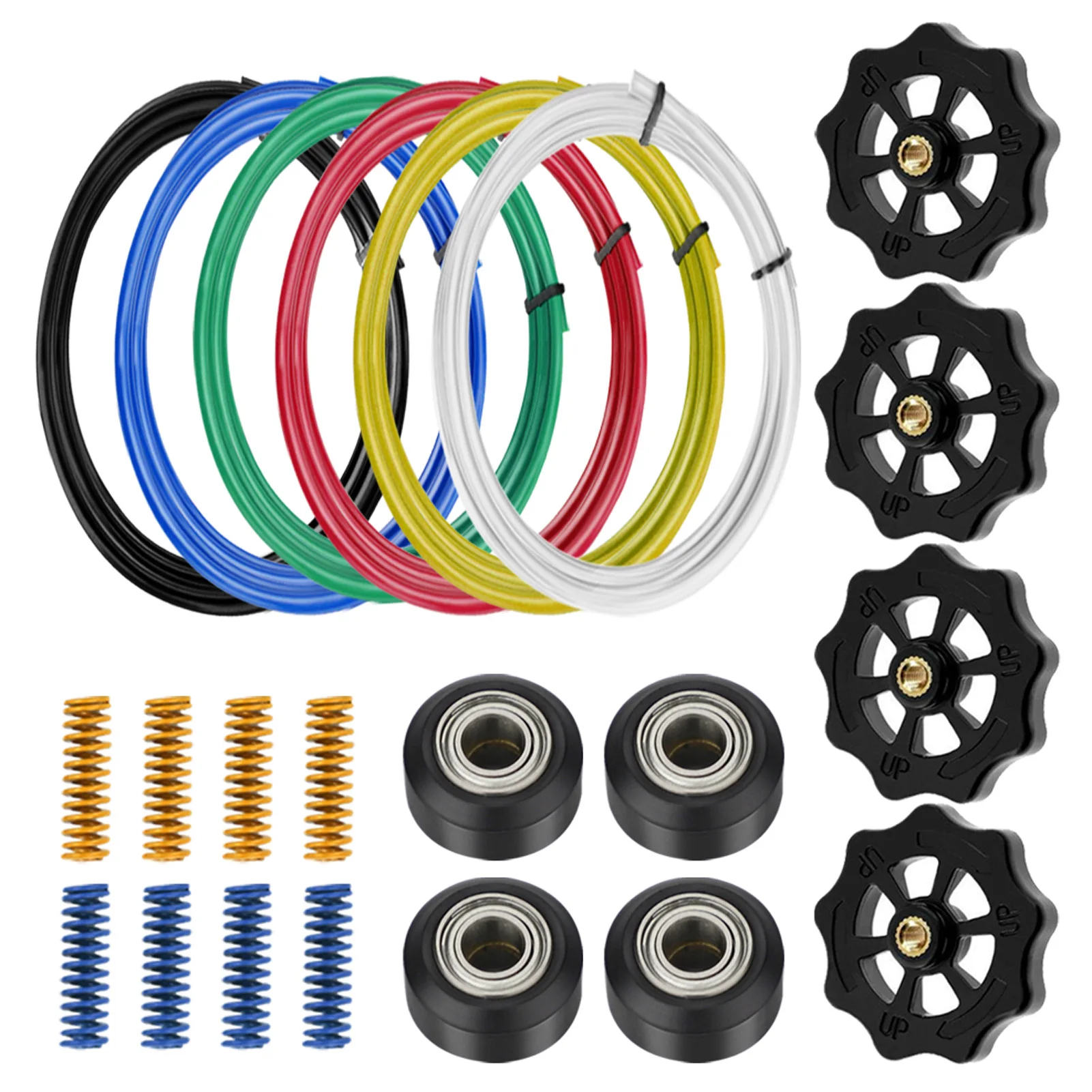 Upgraded 3D Printer Kit With Tubing PTFE ForTeflon Tube Low Friction Yellow And Blue Springs Durable For 3D Printer Accessories
Upgraded 3D Printer Kit With Tubing PTFE ForTeflon Tube Low Friction Yellow And Blue Springs Durable For 3D Printer Accessories