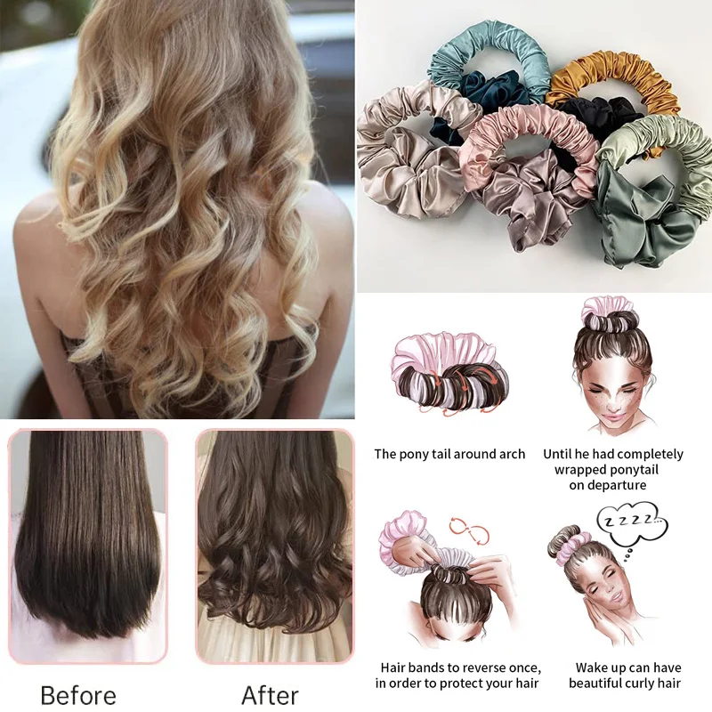 NEW Ball Head Hair Curler Soft Heatless Curling Headband Lazy Ponytail Hairband Rollers Scrunchies Magic Wowen Hairdresser Tools
NEW Ball Head Hair Curler Soft Heatless Curling Headband Lazy Ponytail Hairband Rollers Scrunchies Magic Wowen Hairdresser Tools