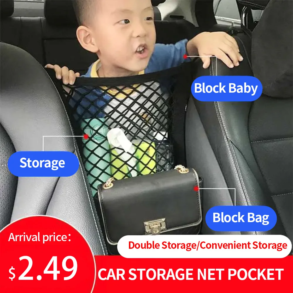 3-Layer Car Interior Trunk Seat Back Elastic Mesh Net Storage Bag Pocket Divider Pet Barrier Stretchable Elastic Mesh Bag
3-Layer Car Interior Trunk Seat Back Elastic Mesh Net Storage Bag Pocket Divider Pet Barrier Stretchable Elastic Mesh Bag