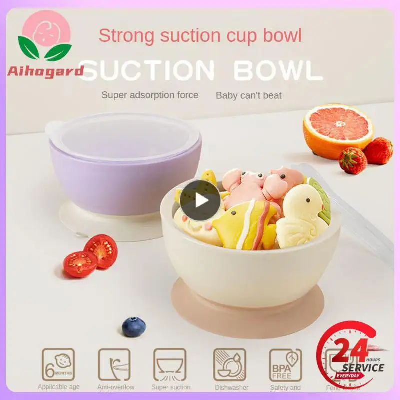 Food Supplement Bowl One-piece Silica Gel Suction Bowl Training Bowl Baby Feeding Supplies Silicone Bowl Have A Meal Anti-fall
Food Supplement Bowl One-piece Silica Gel Suction Bowl Training Bowl Baby Feeding Supplies Silicone Bowl Have A Meal Anti-fall