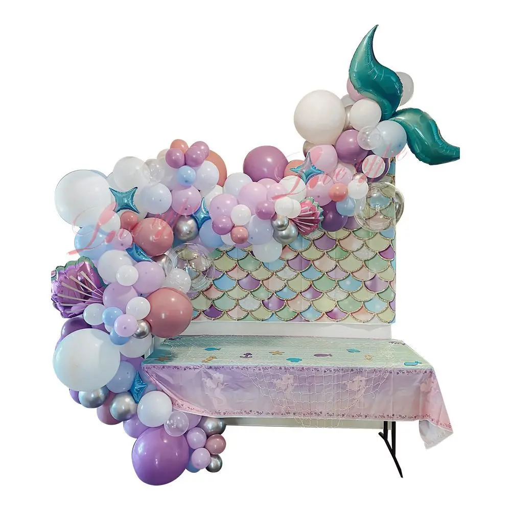 87pcs Mermaid Tail Balloons With Shell Star Balloon For Mermaid Birthday Party Decoration Kids Mermaid Wedding DIY Home Supplies
87pcs Mermaid Tail Balloons With Shell Star Balloon For Mermaid Birthday Party Decoration Kids Mermaid Wedding DIY Home Supplies