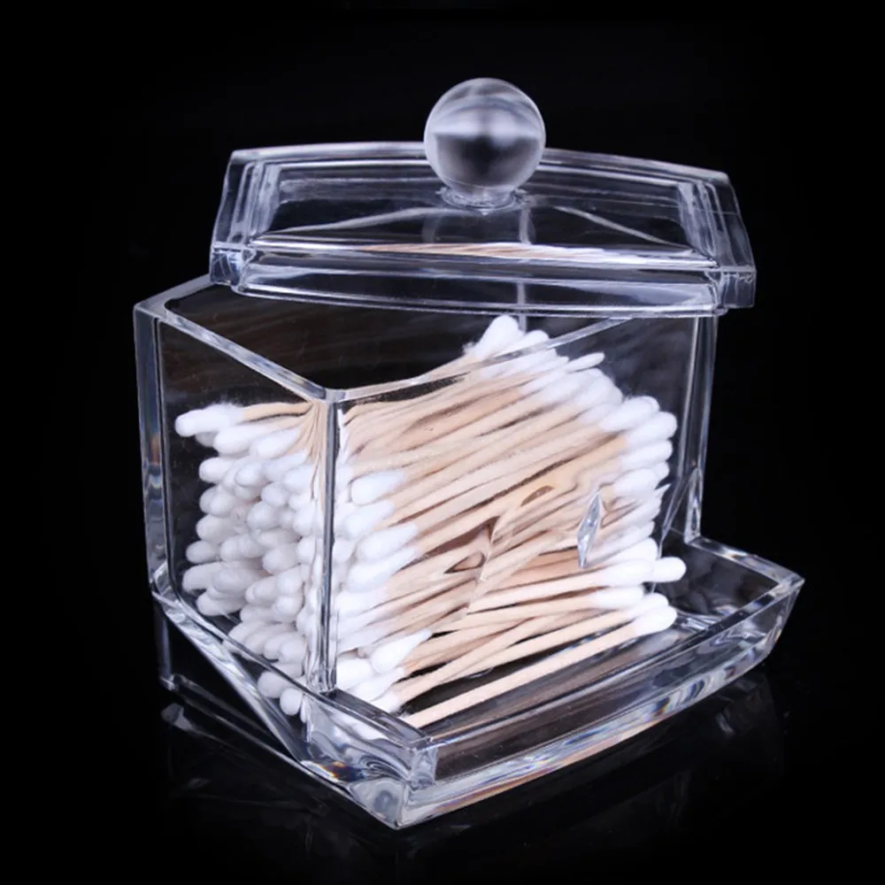 New Acrylic Cotton Swabs Storage Holder Box Transparent Makeup Case Cosmetic Container
New Acrylic Cotton Swabs Storage Holder Box Transparent Makeup Case Cosmetic Container