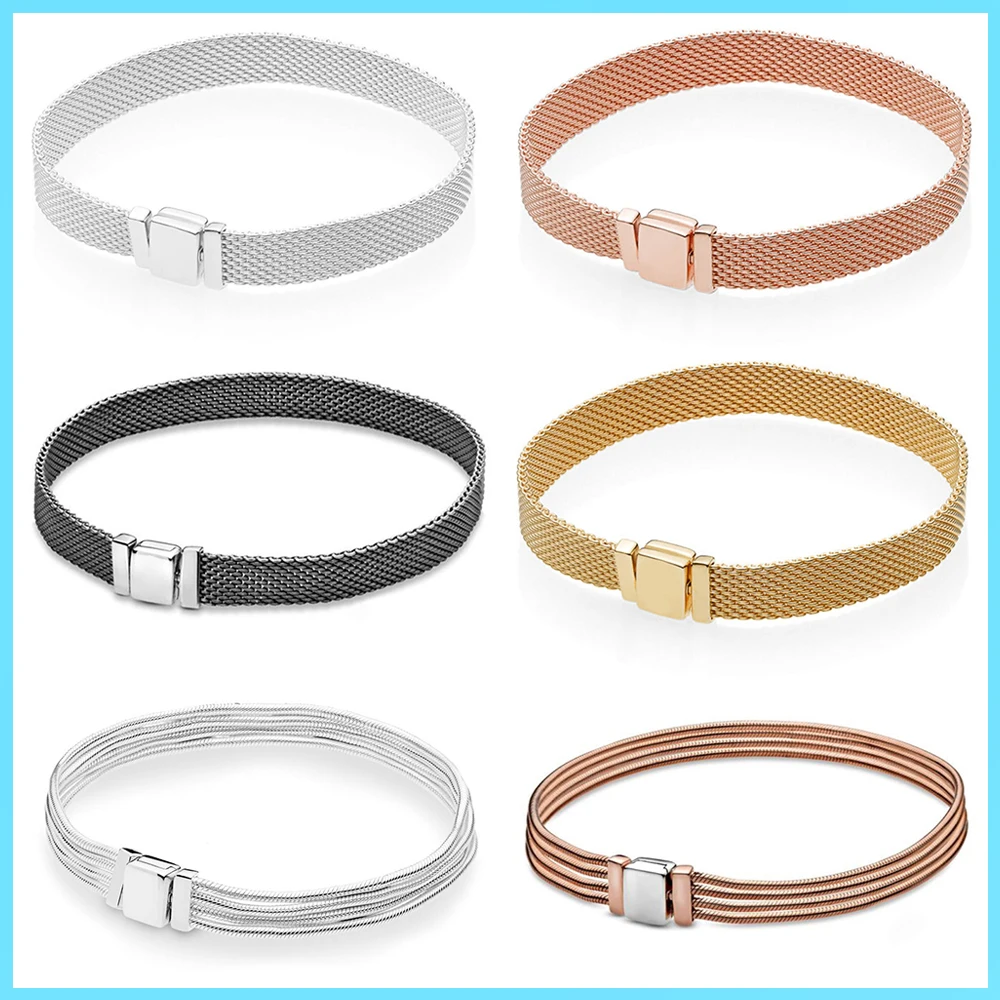 Pan Genuine 925 Sterling Silver Bracelet Ladies Suitable for Original Bracelet Small Accessories Women's Jewelry Fashion
Pan Genuine 925 Sterling Silver Bracelet Ladies Suitable for Original Bracelet Small Accessories Women's Jewelry Fashion