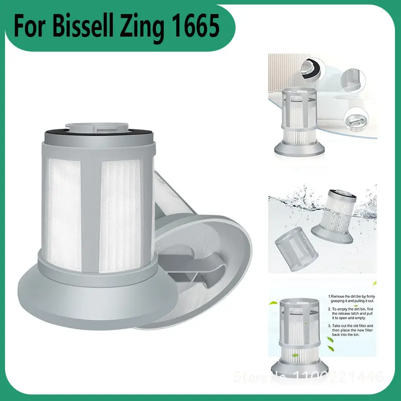 For Bissell Zing 1665 2156 2156A Powerforce 1665W 16652 1613056 Vacuum Cleaner Filter Household Parts Hepa Filter Replacement
For Bissell Zing 1665 2156 2156A Powerforce 1665W 16652 1613056 Vacuum Cleaner Filter Household Parts Hepa Filter Replacement